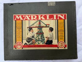 MÄRKLIN Metallbaukasten 3 (in Originalschachtel) antik