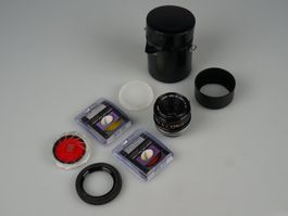 Canon FD 50mm 1:1.8 S.C. Objektiv mit Zubehör