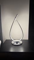 Tischlampe modern LED chrom neuwertig 2st 