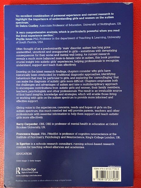 Libri: Girls and Autism Englisch – Nuovo (secondo la descrizione) da Zürich venduto da JanetT01 1