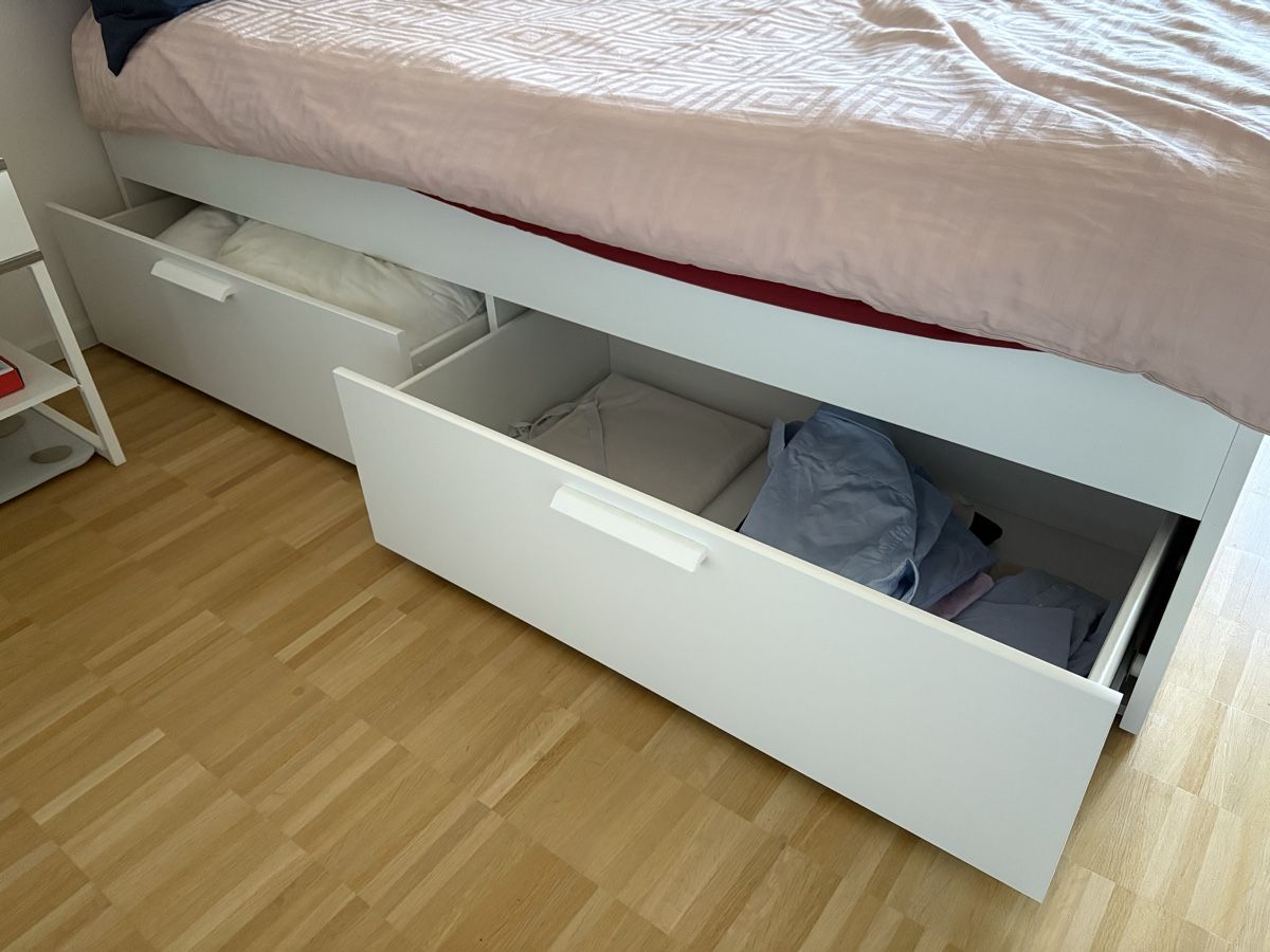 Letti: Ikea Brimnes King size bed with storage – Nuovo (secondo la descrizione) da Binningen venduto da G_Sam87 3