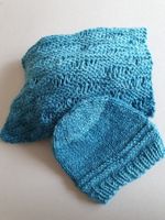 Schal und Mütze als Set, gestrickt