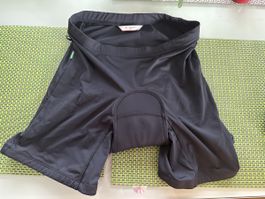 Vaude Radhose Velohose kurz schwarz Grösse 38/S mit Polster