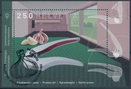 2024 - Knoblauchpresse - Block - Ersttag Stempel ET