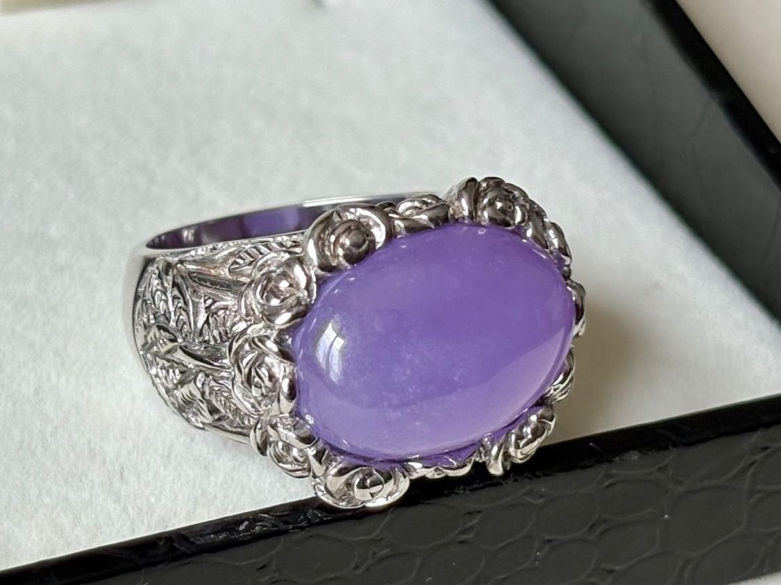 Ringe: Jade Schmuckring, massiv, Silber 925, Gr. 57 – Neu (gemäss Beschreibung) aus Brugg AG von lau_9rvy