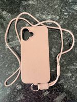 iPhone 16 Pro Max Echtlederhülle mit Tragegurt