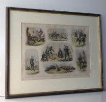 Lithografie Kriegswesen Bild Militär Armee