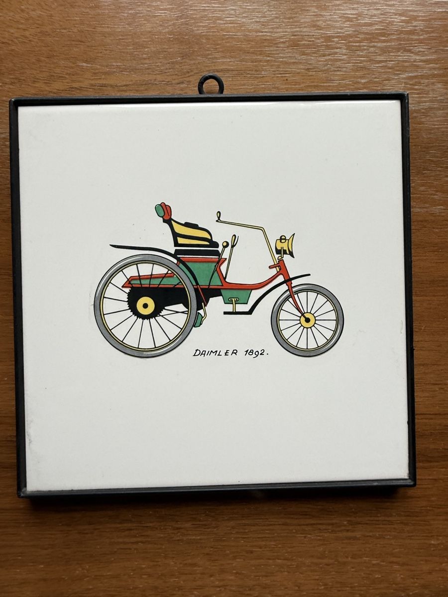 Alle Dekorationen: Wandbild Oldtimer Serie Mettlach 4er – Gebraucht aus Thayngen von laylay_xD 2