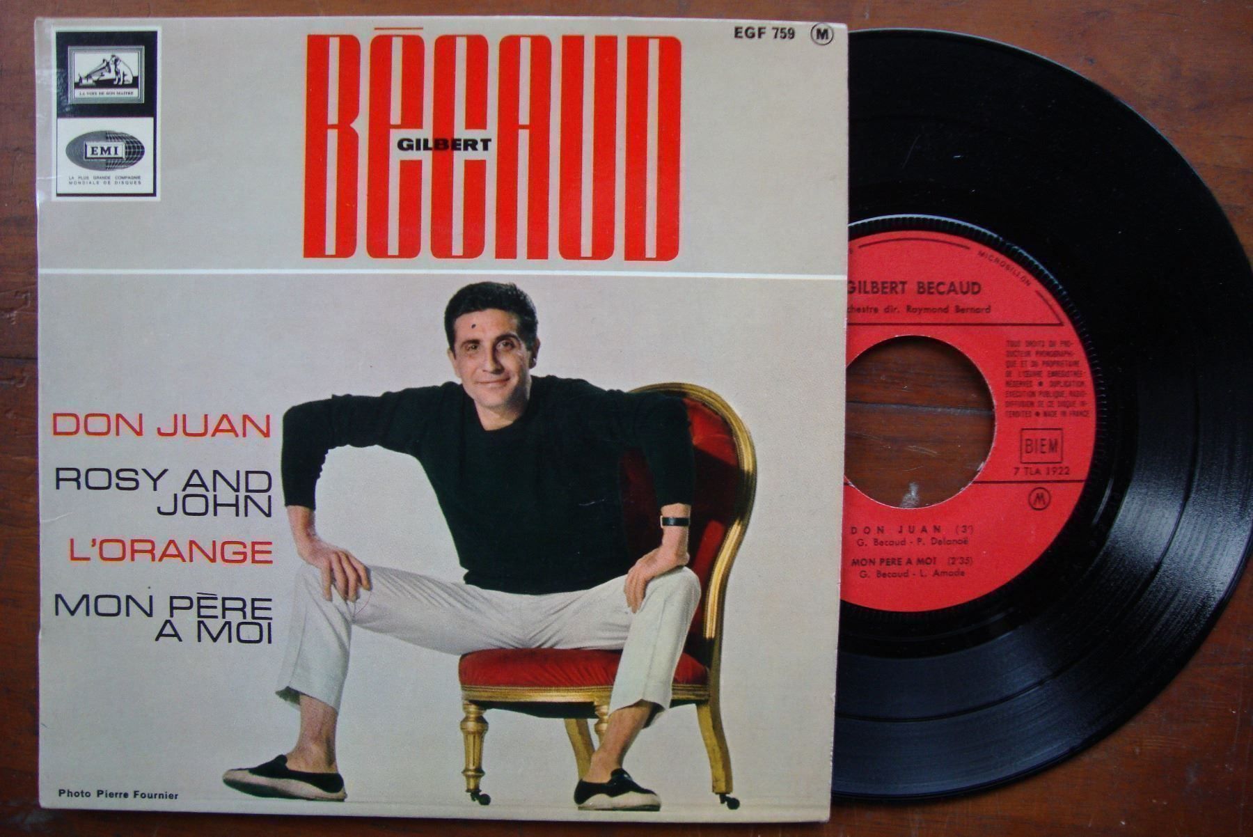 Dischi in vinile: GILBERT BÉCAUD - DON JUAN etc EP – Usato da Bern venduto da Uli_10_11
