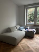 Ecksofa Lichtgrau Bouclé - Pyllow