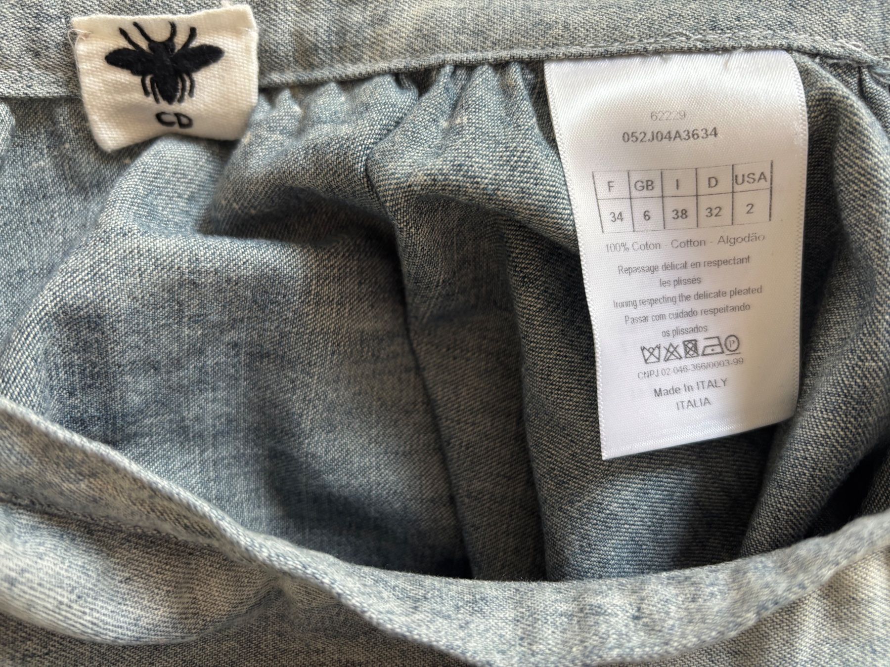 Dior Gonne: DIOR Denimjupe , feinste Baumwolle Gr. 32 – Usato da Herrliberg venduto da mayfi 7