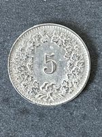Pièce de 5 centimes de franc suisse, 1940, état correct