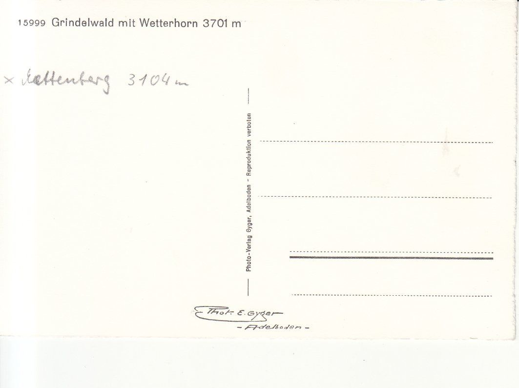 Cartoline postali: Grindelwald ca. 1950 – Usato da Bürglen TG venduto da StampGraf 1