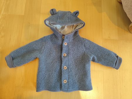 hessnatur Schurwolle Jacke 74/80
