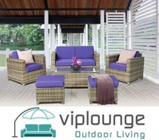 RATTAN LOUNGE SET