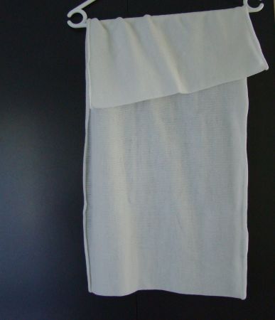 Rundschal Schal blau, gestrickte Optik