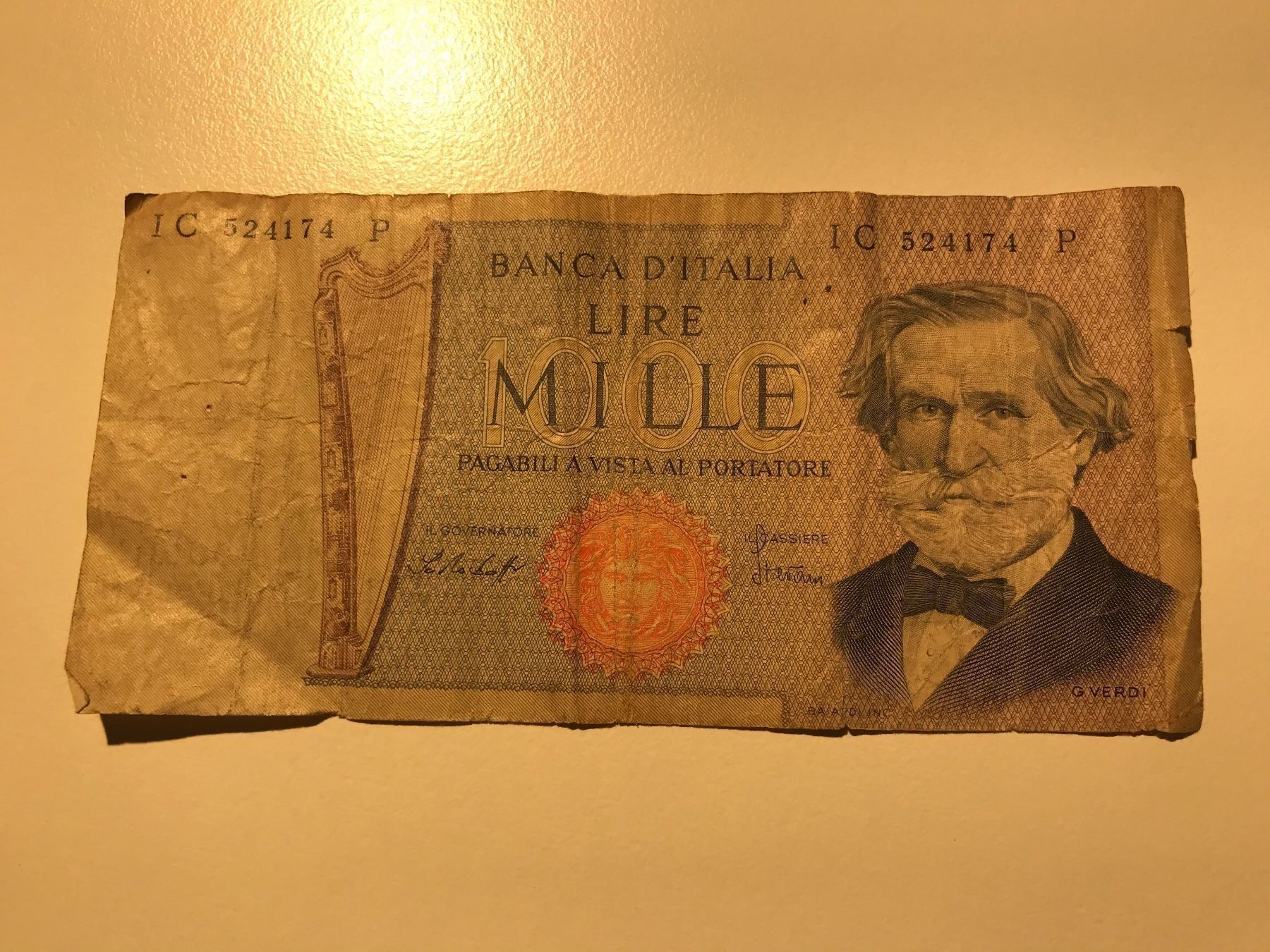Banconote: Italien 1000 Lire 1977 – Usato da Algetshausen venduto da Carrhard