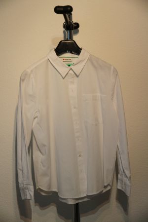 Bluse, Langarm, weiss, Grösse 38, Street One, 100% Baumwolle