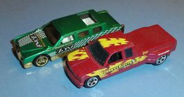 2 Stück Hotwheels Stretch Cars für Sammler 1990/97