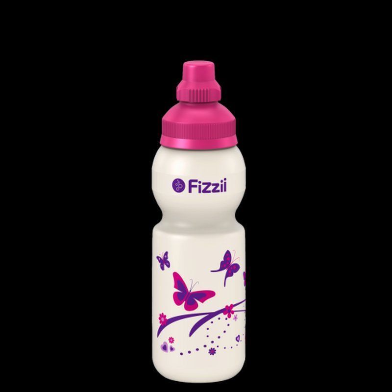 Trinkflaschen & Thermosflaschen: Fizzii Trinkflasche 330ml Schmetterling – Neu und originalverpackt aus Walenstadt von Trend-24