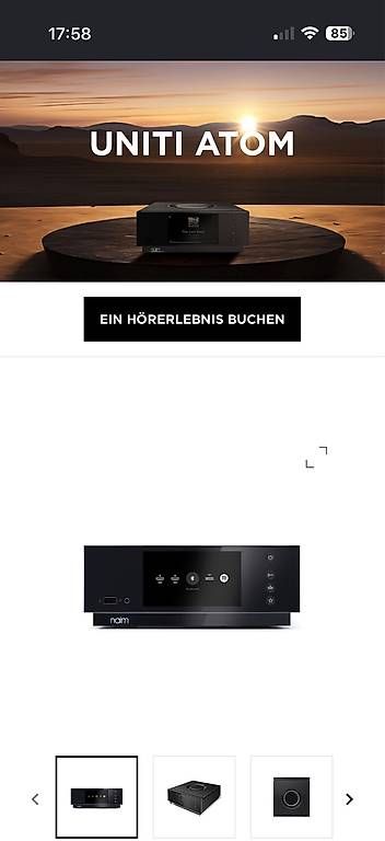 Lettore multimediale & Streamer: Neuwertiger Naim Uniti Atom – Usato da Zürich venduto da langphilip 4