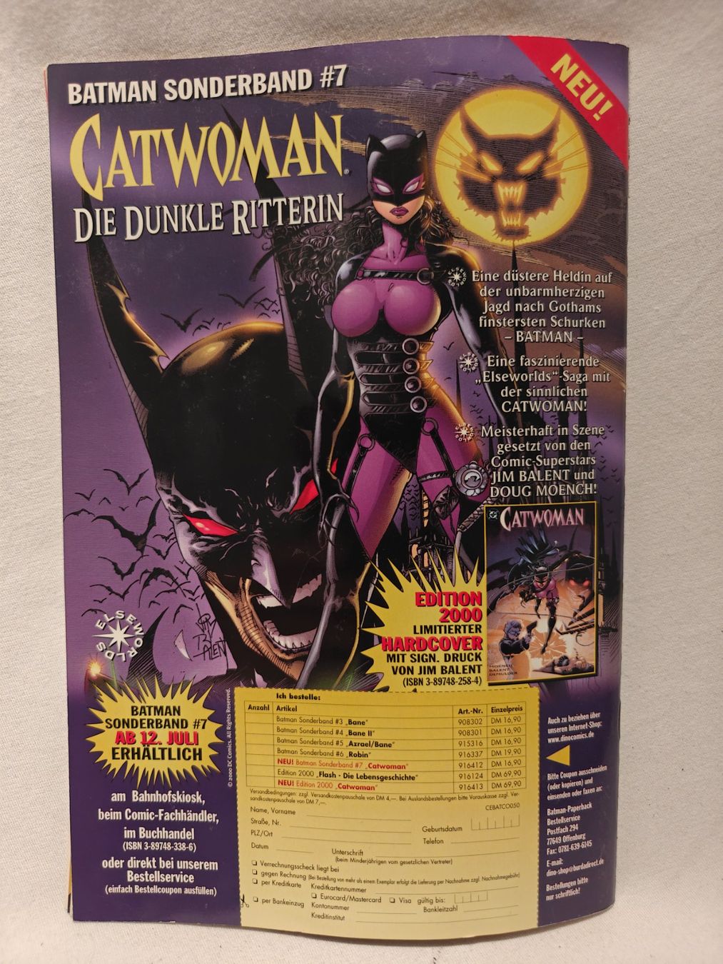 Fumetti: Batman Comic Heft 50 Niemandsland – Usato da Gutenswil venduto da Vulcano21 6