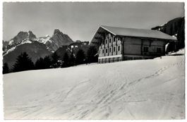 Saanenmöser, Ferienheim Länggass Bern, um 1950