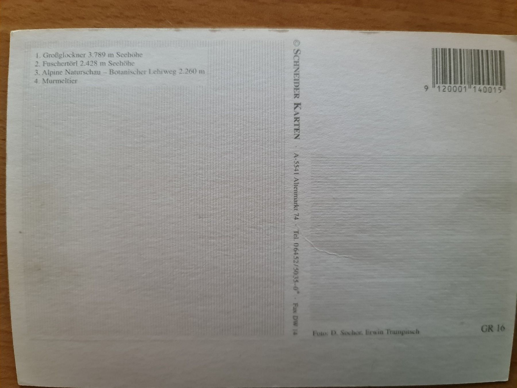 Cartoline postali: Grossglockner Österreich – Nuovo (secondo la descrizione) da Dintikon venduto da Vexi 1