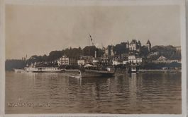 NYON - Bateaux à vapeur - Départ du port