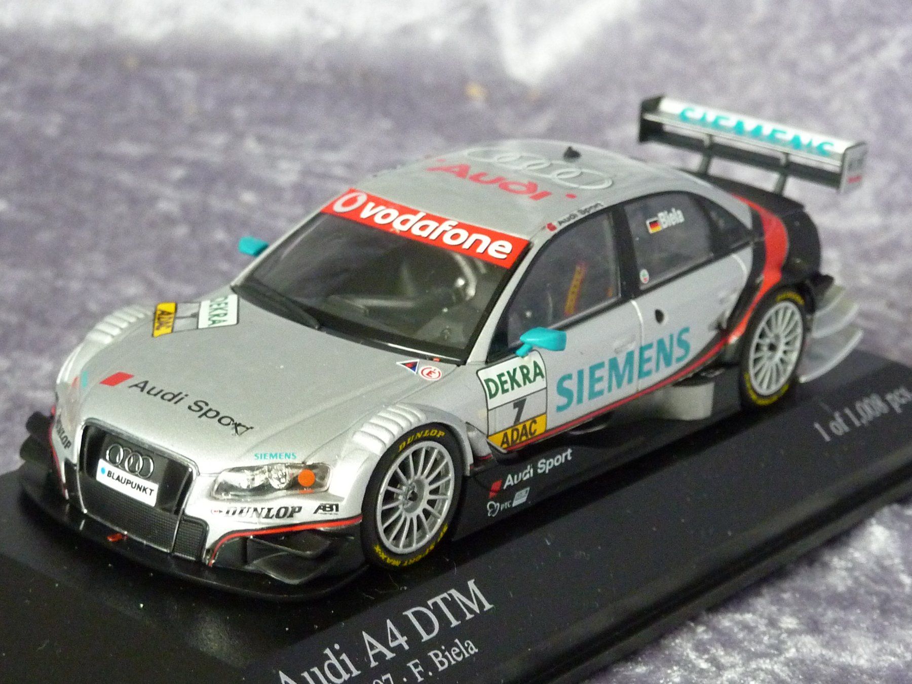 Minichamps Modellini d'auto: Audi A4 DTM 2007  1:43 – Nuovo e nell'imballaggio originale da Dürrenäsch venduto da modellautos4you 2