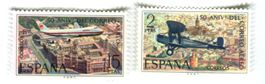 Briefmarken "Flugzeuge". Spanien.