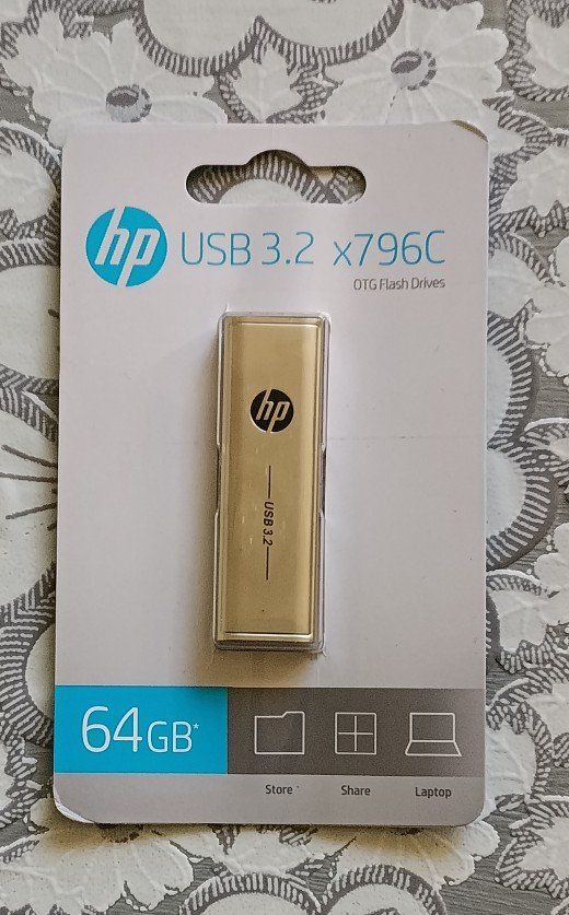 USB Sticks: HP USB Stick 64GB – Neu und originalverpackt aus Muttenz von Legolas