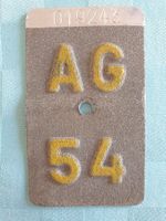 Velonummer AG 54