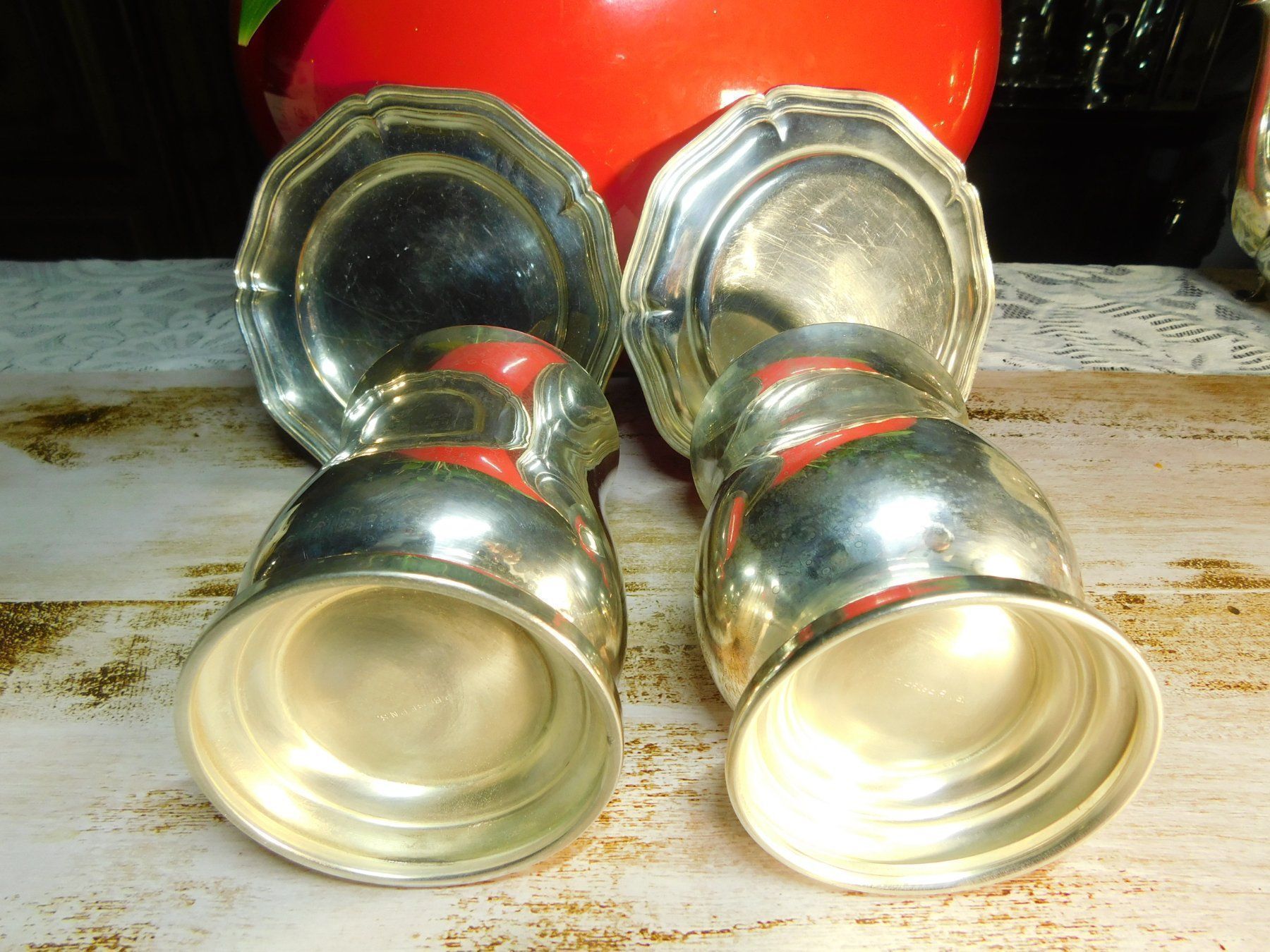 Sigg Tazze: 2 Becher Antik -Versilbert – Usato da Emmenbrücke venduto da Ulisse-22 1
