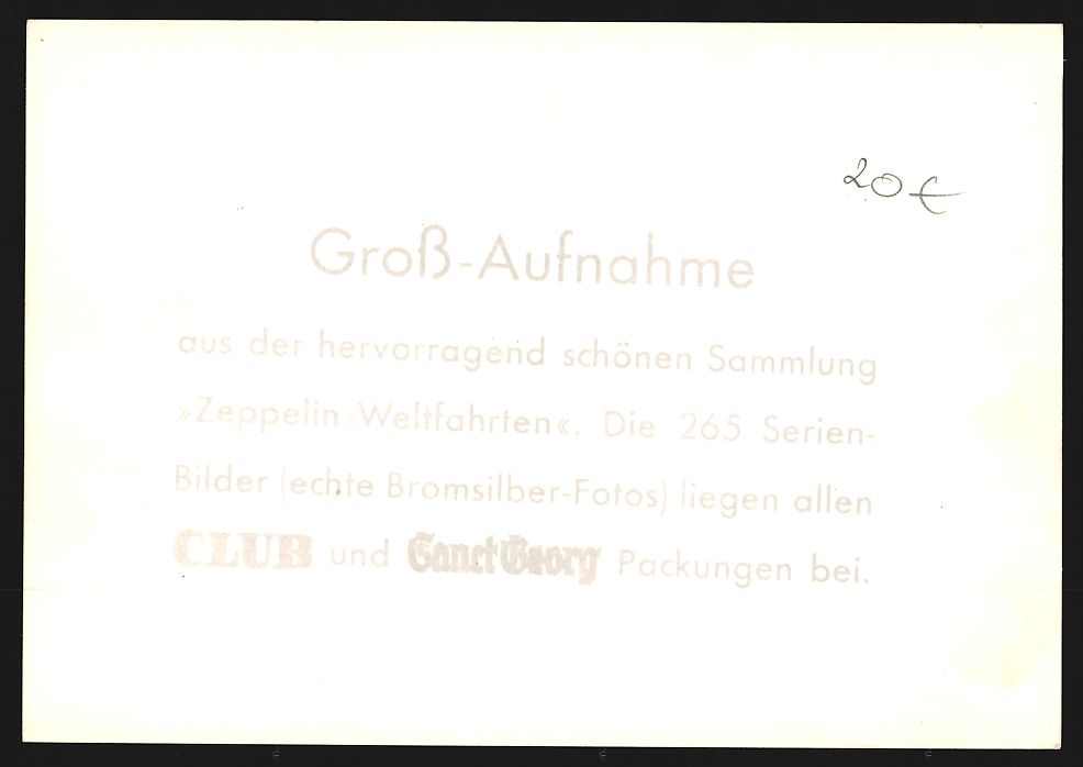 Fotografie &  Plakate: Fotografie LZ 127 Graf Zeppelin ein Ring – Gebraucht aus Berlin von bartko-reher 1