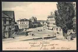 Winterthur, Blick auf den Bahnhofplatz
