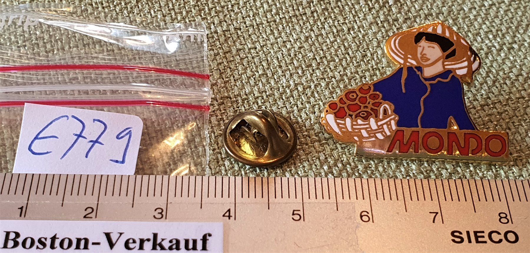 Spille: E779 - Pin Mondo - Frau – Usato da Reinach BL venduto da Boston-Verkauf 2