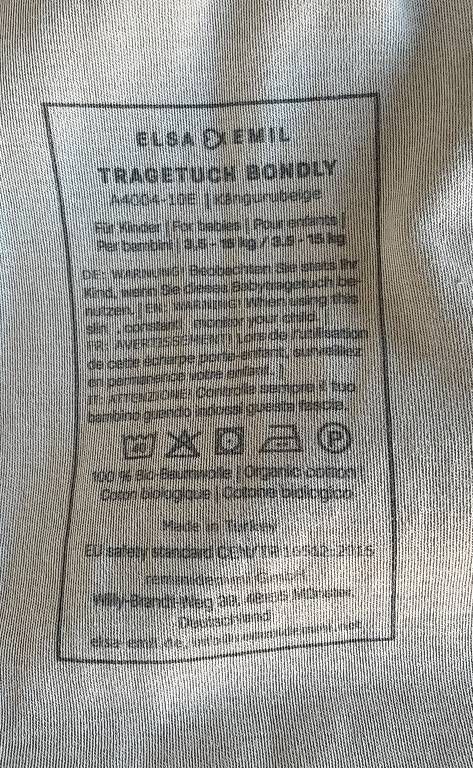 Porte-bébés ventraux & dorsaux: Tragetuch Bondly von Elsa & Emil – D'occasion à Düdingen par nad_82f5 2