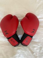 Gants de boxe rouges et noirs decathlon