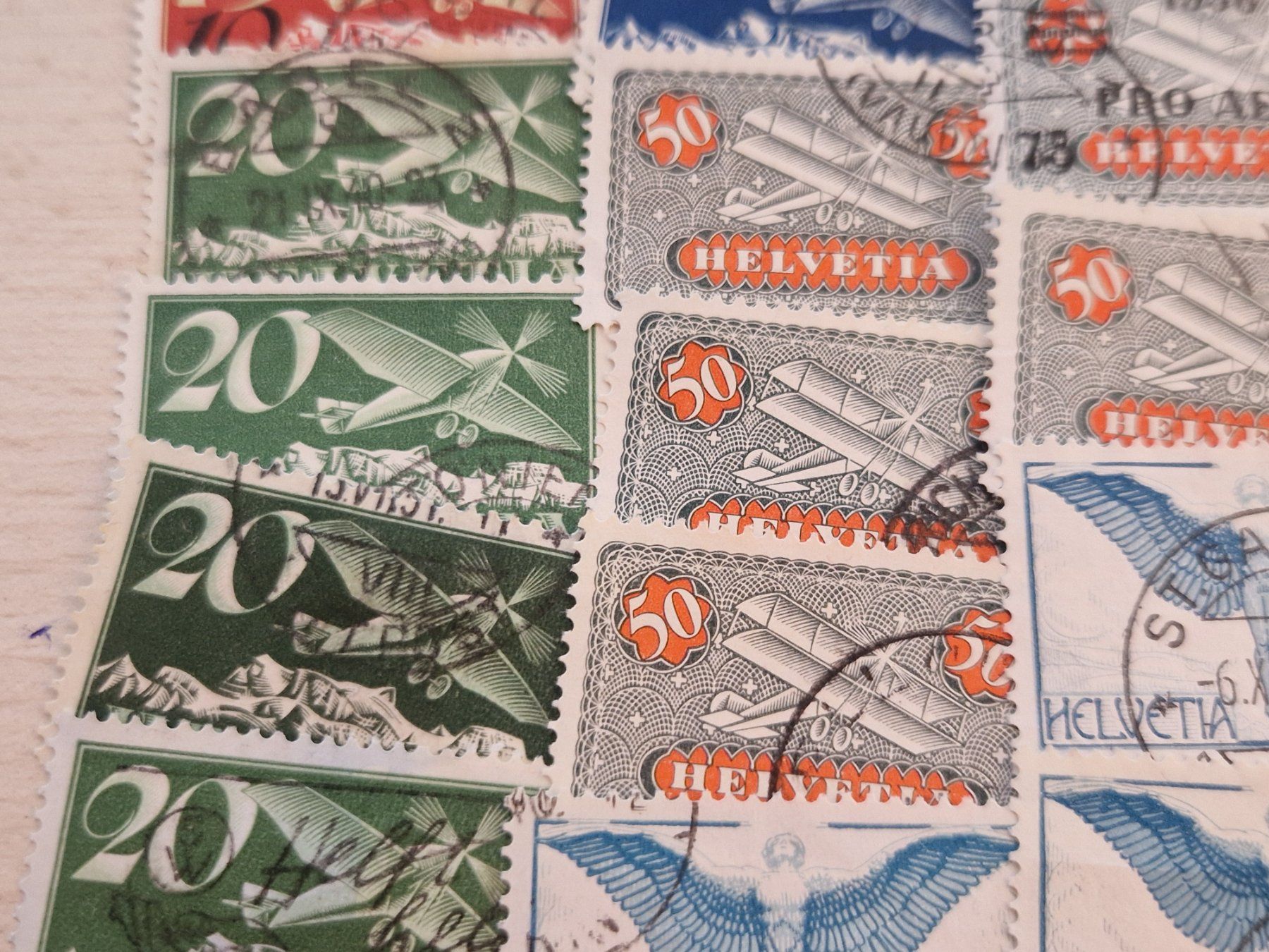 Tutti i francobolli: Ansammlung Flugpost, nicht bestimmt, ab 1.- – Usato da Burgdorf venduto da Glossy01 3