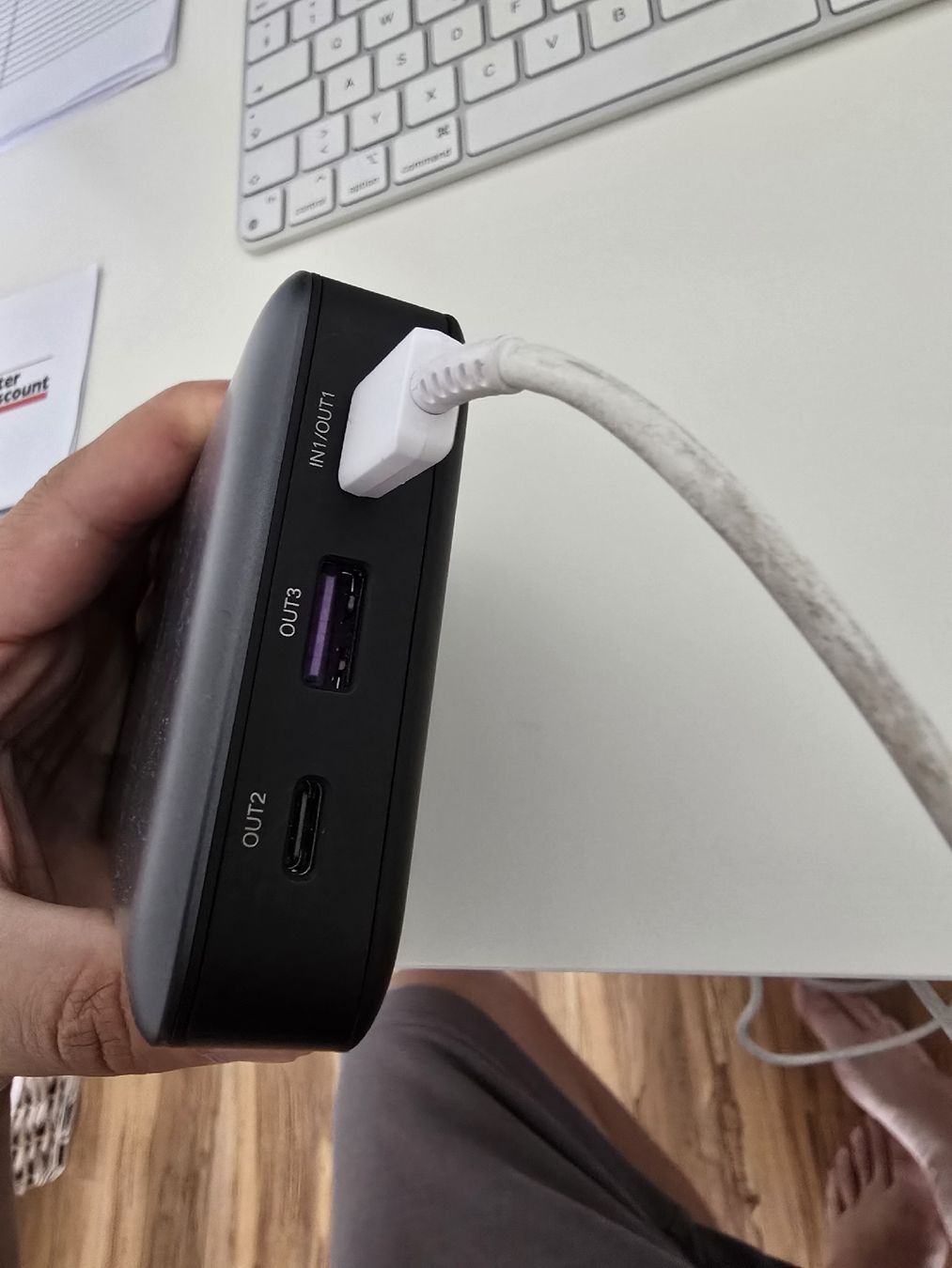 Ugreen Caricabatterie: UGREEN Powerbank 25000mAh 145W Grau Top Zustand – Nuovo (secondo la descrizione) da Nesselnbach venduto da Chrisibarca 1