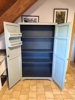 Armoire vintage - ancienne glacière rénovée - 102×174×42cm