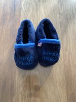 Elefanten Hausschuhe Super Hero dunkelblau für Babys
