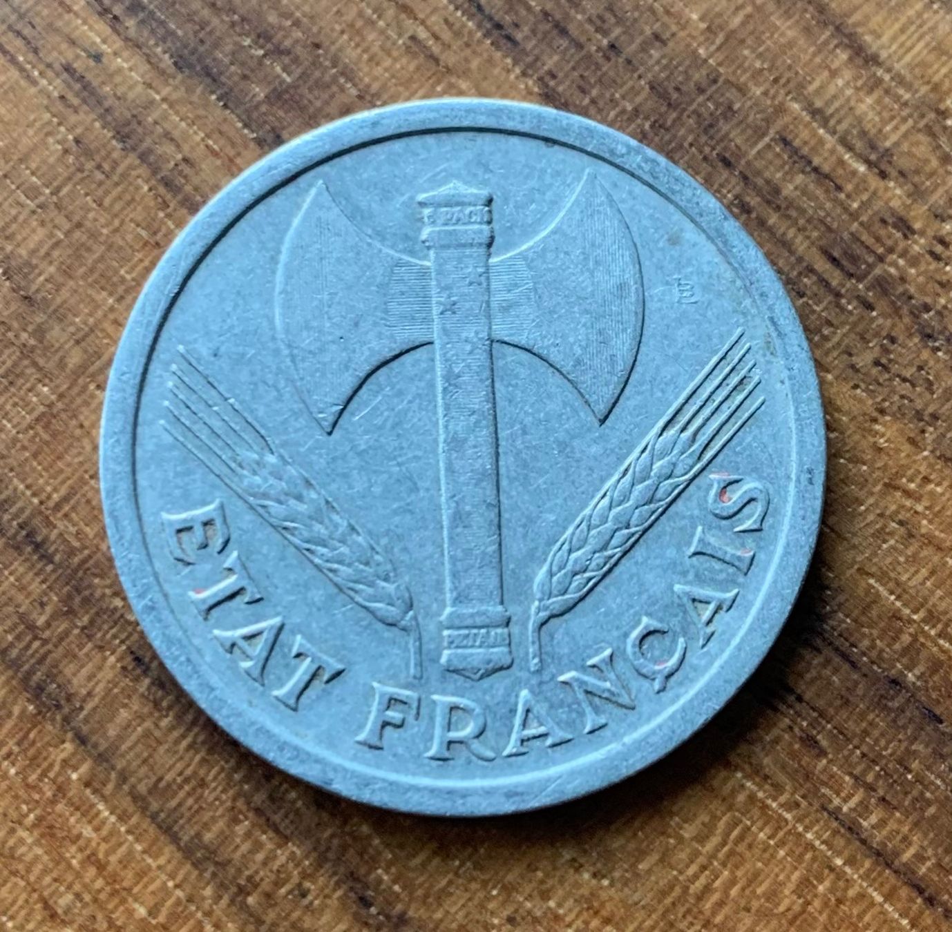 Tutti le monete: Frankreich 2 Francs 1943 – Usato da Opfikon venduto da BananaGio01 1