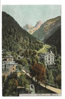 Promotogno (GR) Dorfpartie Hotel Bregalia - St. Moritz 1904