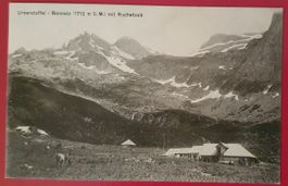 Urnerstaffel - Bannalp 1915 - Stabstempel Oberrickenbach