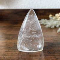 ✲ Quarz Bergkristall Tropfen Freiform ✲ 39g / 55mm Turm
