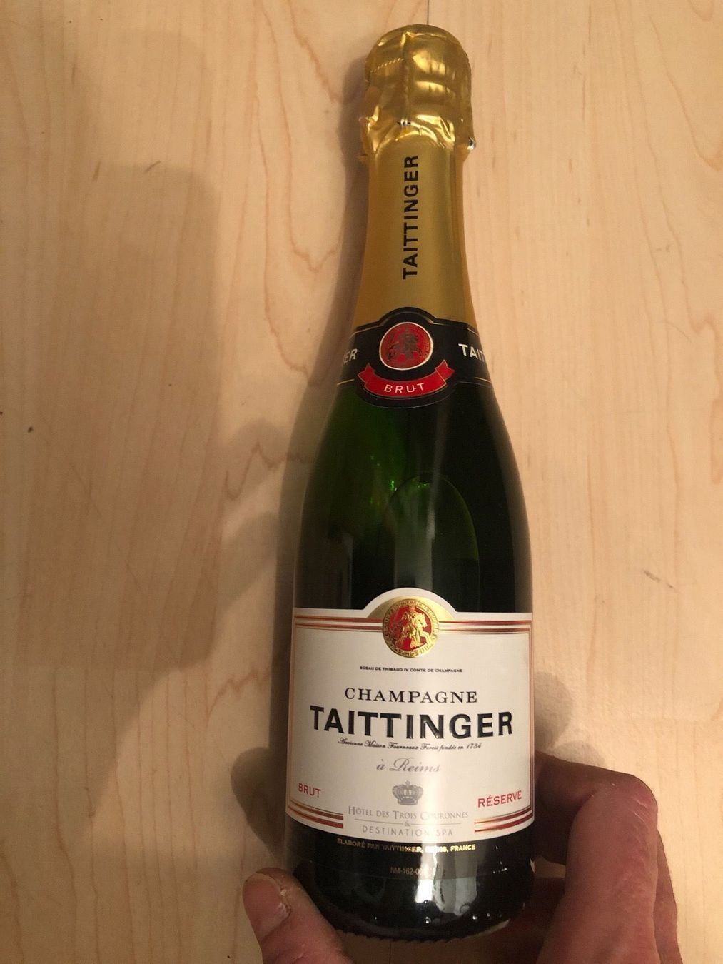 Taittinger Vino: Champagner Taittinger Brut Reserve. 3.75 – Nuovo e nell'imballaggio originale da Wald ZH venduto da mlnt 7