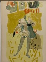 Roger BEZOMBES (1913 - 1994) Lithographie Modernist