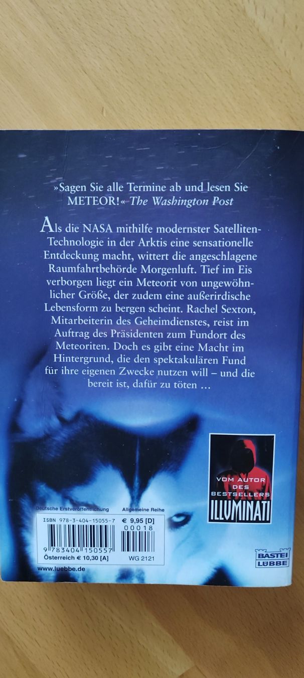 Bücher: Dan Brown Meteor Thriller Taschenbuch – Gebraucht aus Feusisberg von Sindbad3 1